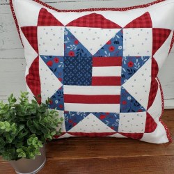 Flag Star Pillow Kit